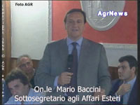 Mario Baccini Sottosegretario di Stato agli Esteri